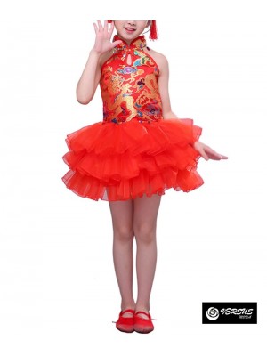 Vestito Tutù Saggio Danza Bambina Donna Schiaccianoci Ballo Cinese DANC231